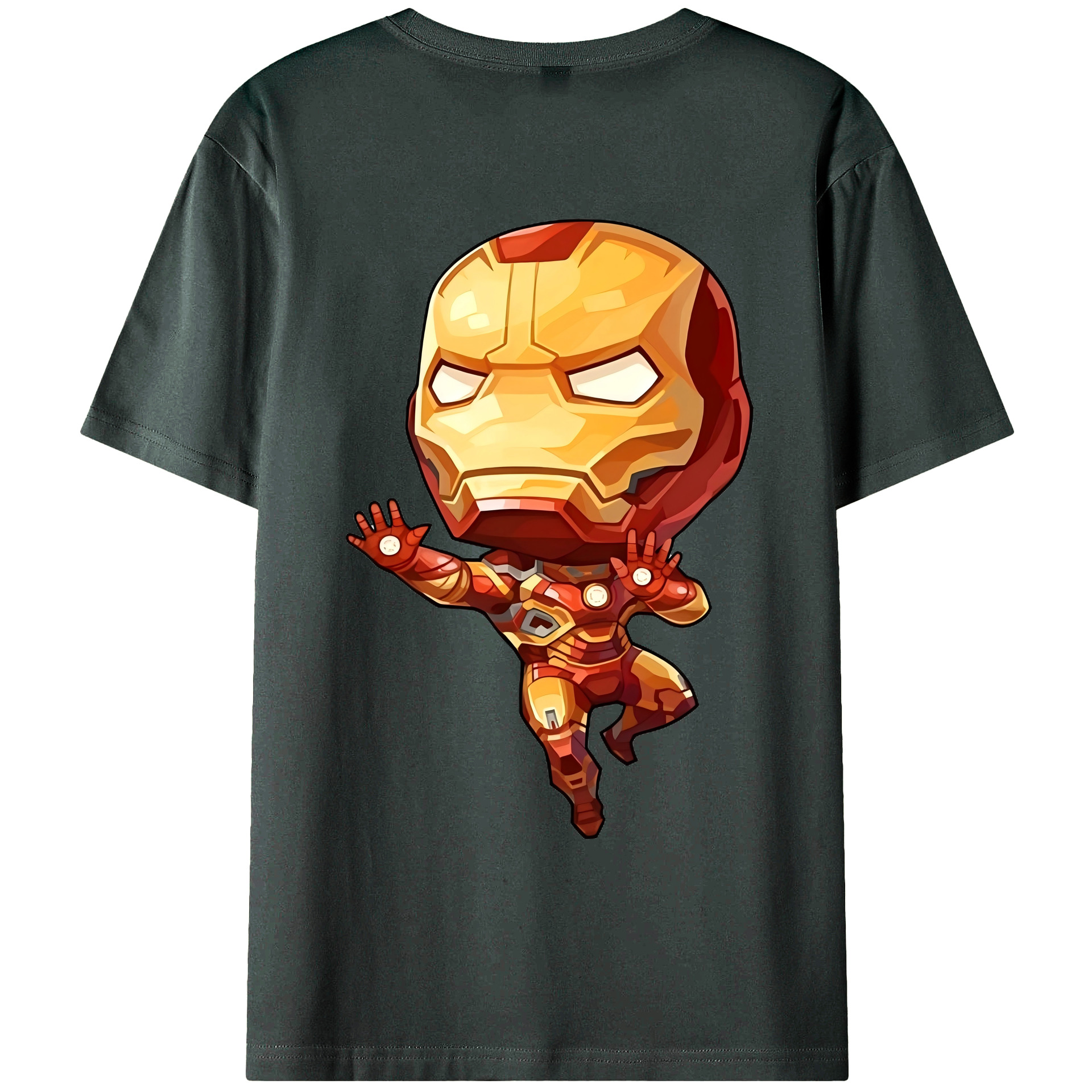 （画像用） アベンジャーズ The Avengers 綿100％ メンズ半袖Tシャツ（バックプリント） 通気性